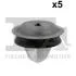 Клипса крепления молдинга (к-кт 5 шт) VW T5 03-18 Fischer Automotive One (FA1) 11-40039.5 (фото 1)
