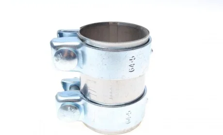 Хомут глушника (передній) VW T5 2.0/2.5 TDI/3.2 V6/T6 2.0 TDI 09- (60/64.5x95) (нержавіюча сталь) Fischer Automotive One (FA1) 114-860