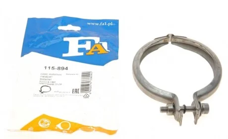 Хомут глушителя MB C-class (W204/W205)/E-class (W212/W213) 08- Fischer Automotive One (FA1) 115-894