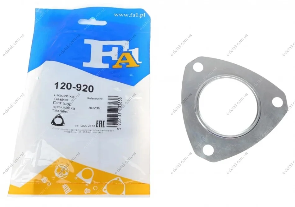 Прокладка трубы выхлопной Opel Astra 1.2 16V 98-00 Fischer Automotive One (FA1) 120-920 (фото 1)