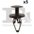 Кліпса кріплення (затискач) Fischer Automotive One (FA1) 12-20007.5 (фото 1)