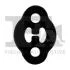FISCHER CHEVROLET Серьга системи відведення ВГ CAPTIVA (C100, C140) 2.2 D (мат. EPDM) Fischer Automotive One (FA1) 123-759 (фото 1)