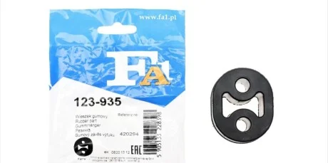Гумка глушника Opel Astra H 1.4-1.9 CDTI 04-10 Fischer Automotive One (FA1) 123-935