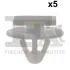 Кліпса кріплення обшивки (к-кт 5 шт) Opel Corsa 00-09 Fischer Automotive One (FA1) 12-40022.5 (фото 1)