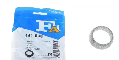 Прокладка труби вихлопної Smart ForTwo 1.0 07- (38.3x50x17) (кільце) Fischer Automotive One (FA1) 141-938
