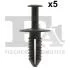 Клипса крепления (к-кт 5шт) MB E-class (W124) 84-93 Fischer Automotive One (FA1) 14-20007.5 (фото 1)