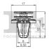 Кліпса кріплення (затискач) Fischer Automotive One (FA1) 14-40018.5 (фото 2)