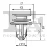 Кліпса кріплення (затискач) Fischer Automotive One (FA1) 14-40019.5 (фото 2)