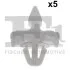 Кліпса кріплення (затискач) Fischer Automotive One (FA1) 14-40039.5 (фото 1)