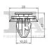 Клипса крепления обшивки (к-кт 5 шт) Citroen Jumper/Peugeot Boxer/Fiat Ducato 01-06 Fischer Automotive One (FA1) 21-40012.5 (фото 2)