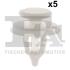 Кліпса кріплення (затискач) Fischer Automotive One (FA1) 21-40017.5 (фото 1)