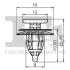 Кліпса кріплення (затискач) Fischer Automotive One (FA1) 21-40017.5 (фото 2)
