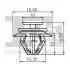 Кліпса кріплення обшивки (к-кт 5шт) Citroen/Renault/Peugeot/Alfa Romeo Fischer Automotive One (FA1) 21-40021.5 (фото 2)