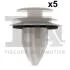 Клипса крепления обшивки (к-кт 5шт) Toyota Avensis/Camry/Corolla/Yaris 00- Fischer Automotive One (FA1) 21-40035.5 (фото 1)