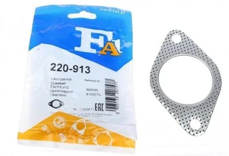 Прокладка трубы выхлопной Fiat Bravo/Stilo 05-14 Fischer Automotive One (FA1) 220-913