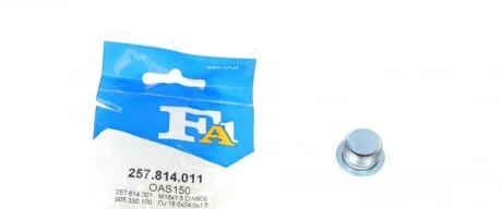 Болт слива масла + шайба BMW 5 (E60)/7 (E65)/X5 (E53/F15) (M18x1,5) Fischer Automotive One (FA1) 257.814.011