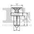 Кліпса кріплення (затискач) Fischer Automotive One (FA1) 33-30002.5 (фото 2)