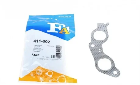 Прокладка коллектора выпускного VW Passat/Golf/Jetta/Seat Ibiza/Cordoba 1.0-1.4i 83-02 Fischer Automotive One (FA1) 411-002