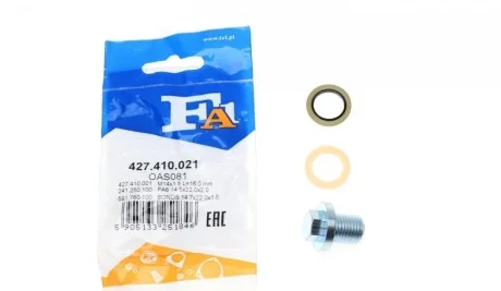 Болт слива масла + шайба Ford Transit -06 (M14x1,5) Fischer Automotive One (FA1) 427.410.021