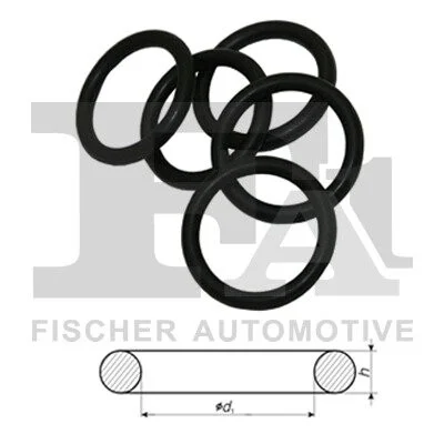 FISCHER Ущільнювальне кільце (мат. NBR) 55,00 x 3,00 мм Fischer Automotive One (FA1) 673.190.100 (фото 1)