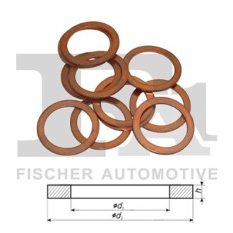 FISCHER Шайба мідна 10*15*1,5 Fischer Automotive One (FA1) 736.520.010