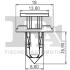 Кліпса кріплення (затискач) Fischer Automotive One (FA1) 74-20003.5 (фото 2)