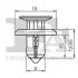 Клипса крепления (к-кт 5шт) Toyota/Citroen/Renault/Tesla/Nissan Fischer Automotive One (FA1) 75-30006.5 (фото 2)