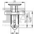 Кліпса кріплення (затискач) Fischer Automotive One (FA1) 75-30007.5 (фото 2)