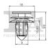 Кліпса кріплення (затискач) Fischer Automotive One (FA1) 75-40006.5 (фото 2)
