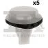 Кліпса кріплення (к-кт 5шт) Fiat Sedici 06-14/Suzuki SX4 07- Fischer Automotive One (FA1) 76-40009.5 (фото 1)