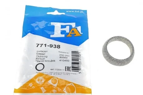 Прокладка трубы выхлопной Toyota Prius 1.5 03-09 (38.2x50.3x13) (кольцо) Fischer Automotive One (FA1) 771-938