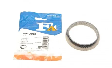 Прокладка труби вихлопної Toyota Hilux 2.5 D-4D 07-15 (кільце) Fischer Automotive One (FA1) 771-993