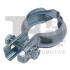 FISCHER TOYOTA Фітинг (хомут) системи відведення ВГ 61 мм AYGO 1.4 D-4D 05- CITROEN PEUGEOT 107 05- Fischer Automotive One (FA1) 774-961 (фото 1)