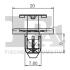 Кліпса кріплення (затискач) Fischer Automotive One (FA1) 78-30006.5 (фото 2)