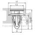 Кліпса кріплення (затискач) Fischer Automotive One (FA1) 87-40001.10 (фото 2)