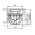Кліпса кріплення (затискач) Fischer Automotive One (FA1) 89-40003.5 (фото 2)