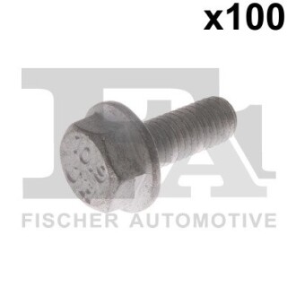 Болт з шестигранною головкою з чорного металу Fischer Automotive One (FA1) 982-06-F16.100