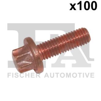 Болт з головкою системи TORX з чорного металу Fischer Automotive One (FA1) 982-T08-726.100