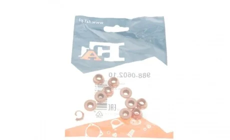 Гайка колектора випускного Audi/Citroen/Fiat/Ford/Jeep/Mazda/MB/Opel/Peugeot (M7x1.0mm) (к-кт 10шт) Fischer Automotive One (FA1) 988-0602.10