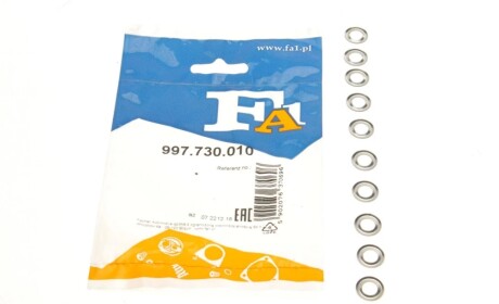 Шайба под форсунку Citroen/Peugeot 1.8D/1.9D (7.0x13.5x1) (к-кт 10шт) Fischer Automotive One (FA1) 997.730.010