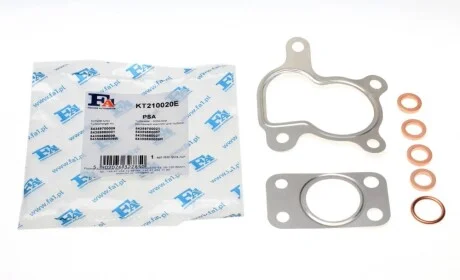 Комплект прокладок турбины Citoren Nemo/Peugeot Bipper 1.4 HDi 08- Fischer Automotive One (FA1) KT210020E