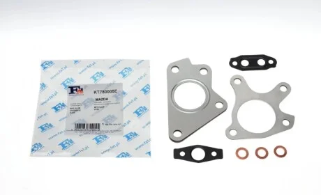 FISCHER MAZDA К-т прокладок турбіни 3, 5, 6 Fischer Automotive One (FA1) KT780005E
