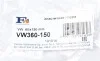 Гофра глушителя (60x150) Fischer Automotive One (FA1) VW360-150 (фото 2)