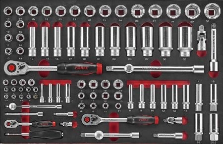 Набір інструменту 88 пр 1/2" FORCE 4882