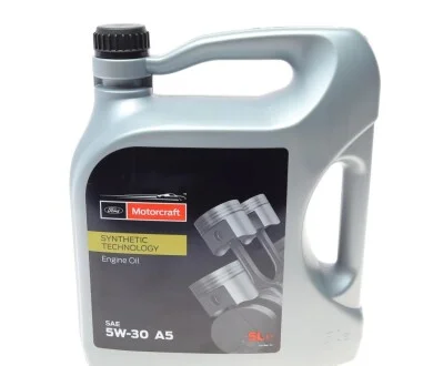 Олива моторна Motorcraft A5 SAE 5W30 (5 Liter) FORD 15CF54