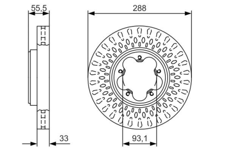 Тормозной диск FORD 2168838