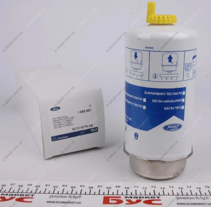 Фильтр топливный Ford Transit V347 06- FORD 6C119176AB (фото 1)