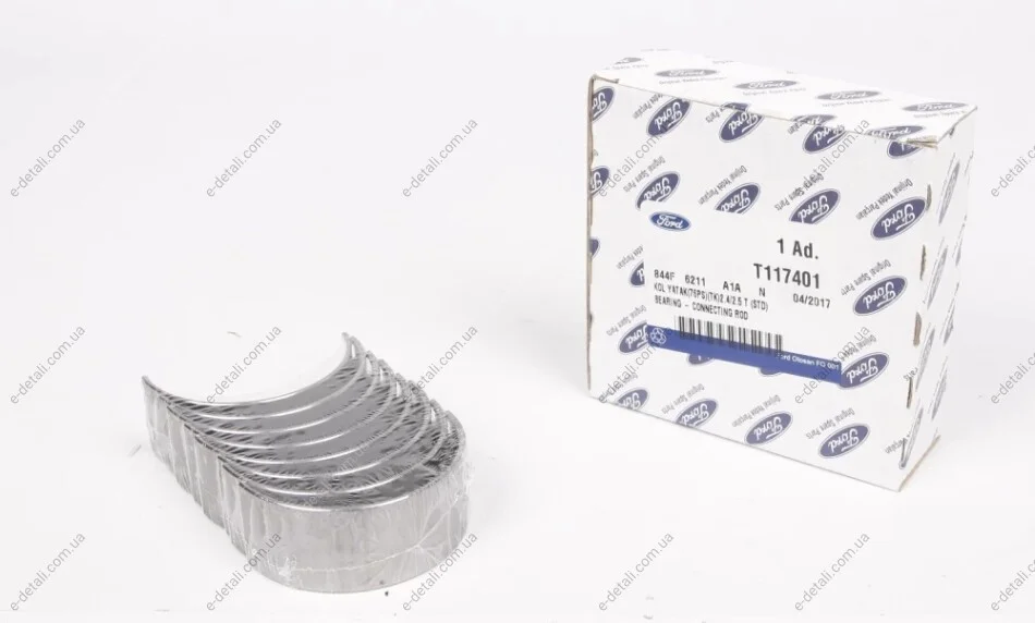 Вкладыши шатунные Ford Transit 2.5TD 76PS -00 (STD) FORD 844F6211A1A (фото 1)