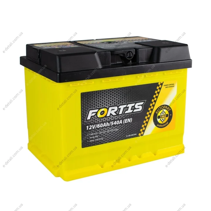 Аккумулятор 60 Ah/12V FORTIS Fortis FRT60-01 (фото 1)