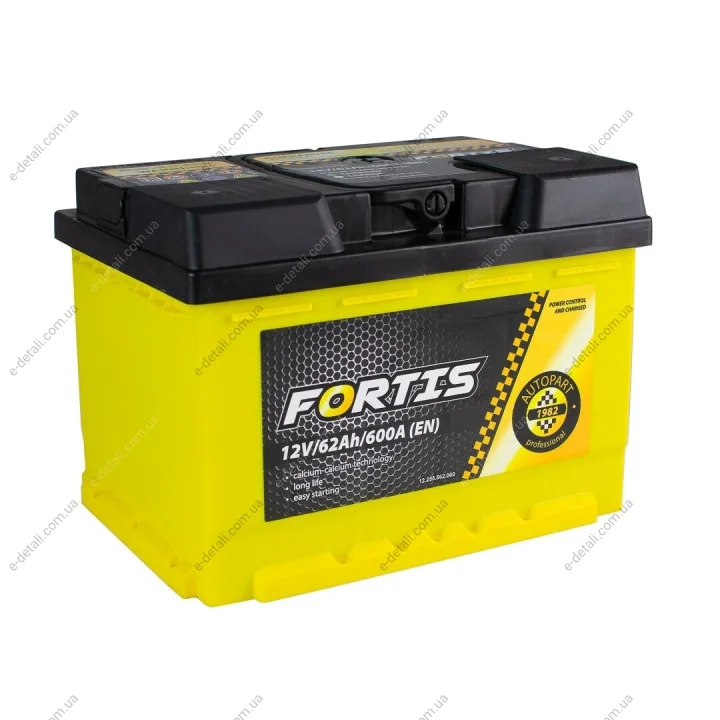 Аккумулятор 62 Ah/12V FORTIS Fortis FRT62-00 (фото 1)